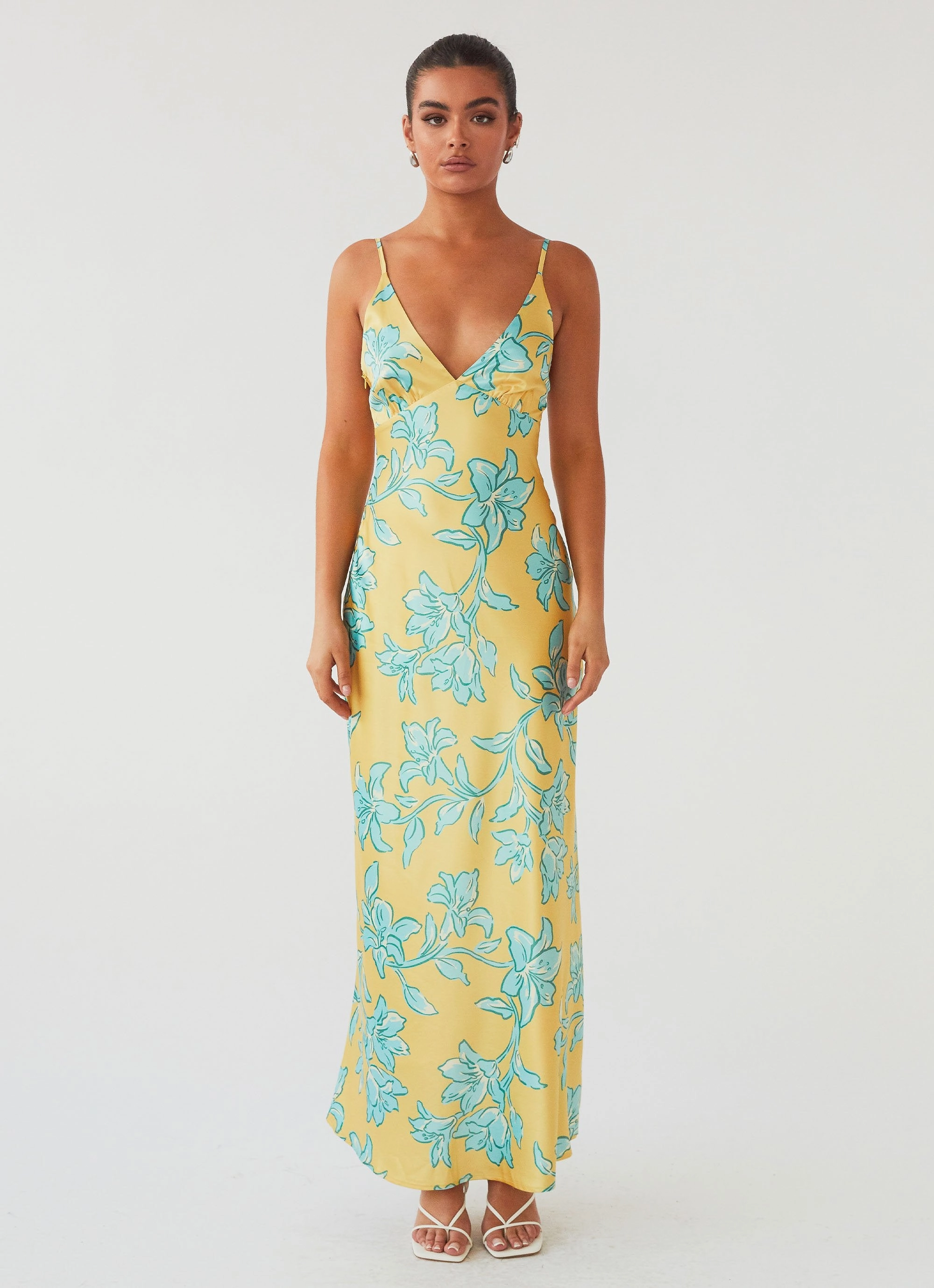 Event Favorite Sorrento Sun Maxi Dress - Golden Bloom