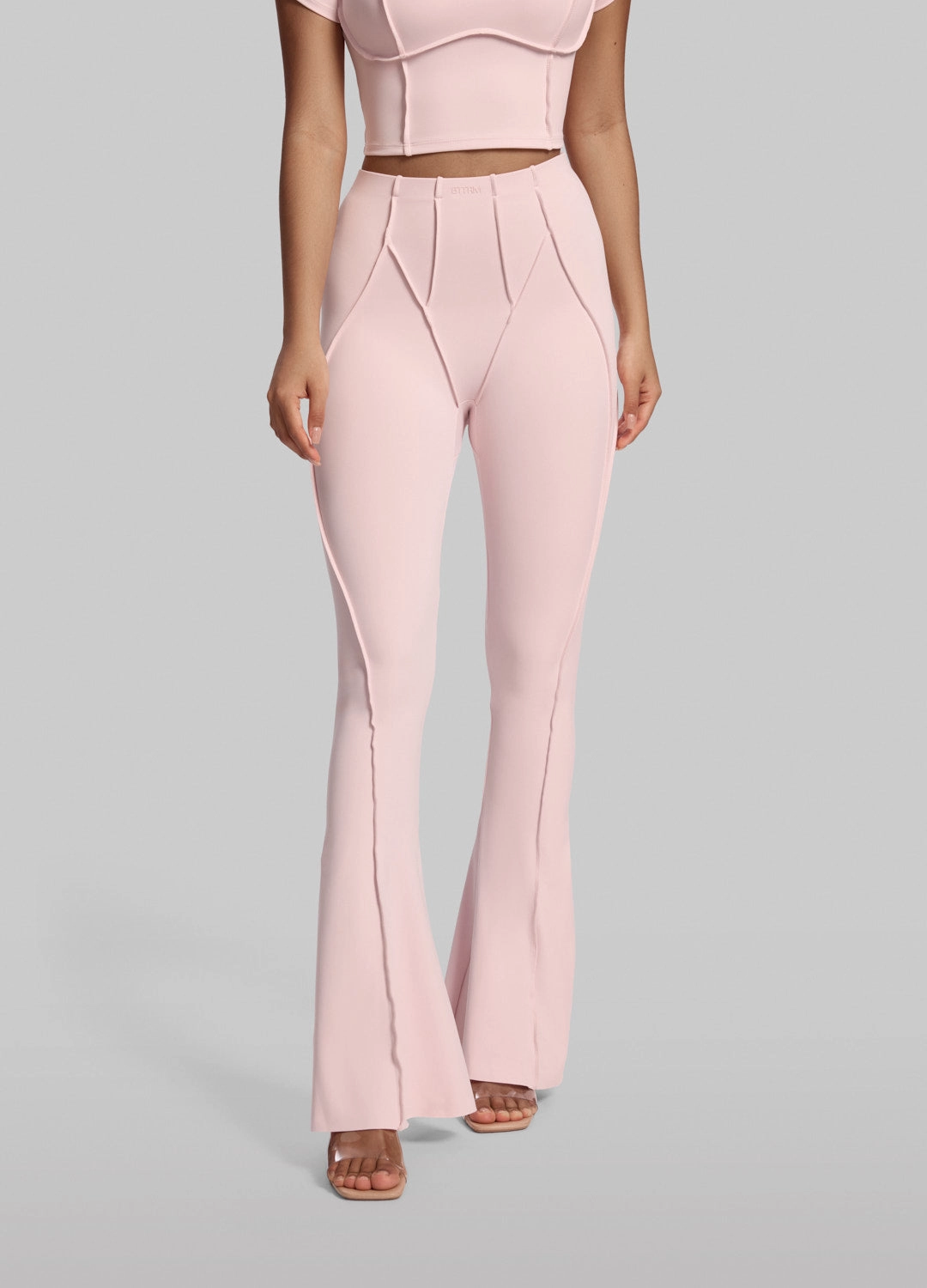 Longline Flare Leggings Fade Resistant Weekend Trip Seamless Fit