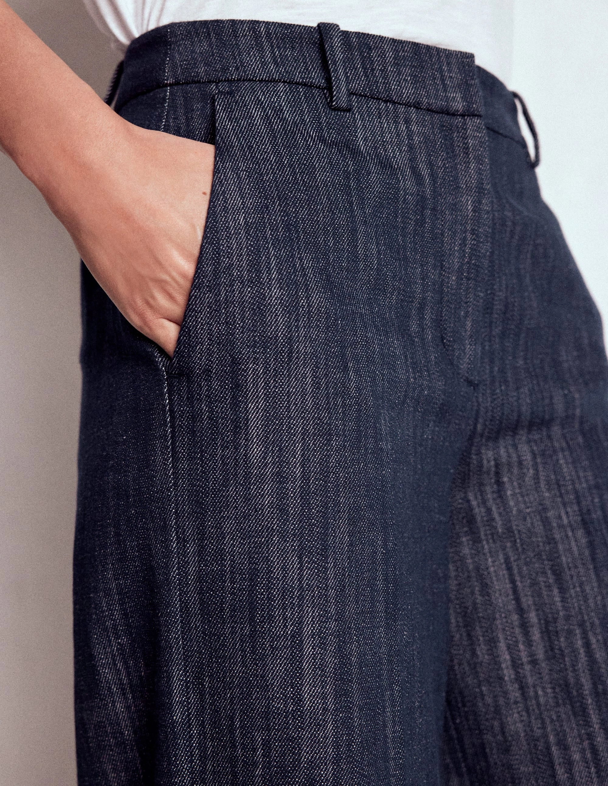 Work Comfort Belgravia Twill Trousers-Navy Indigo