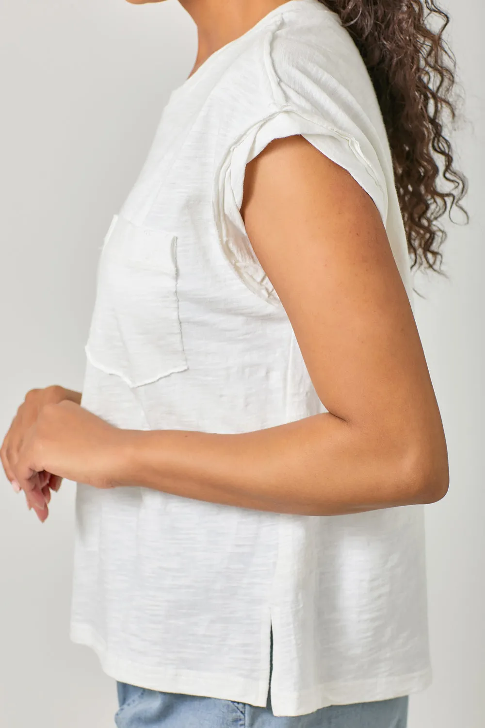 Bold Design Comfortable And Versatile Washed Slouchy Essential Tee | Vintage White, Washed Tomato, Ice Blue Recycled Fiber Blend