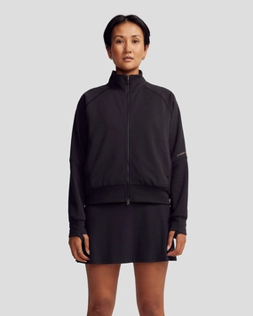 HybridLayerCompatibility Women??s Anytime Bomber Jacket  -  Black Stingray