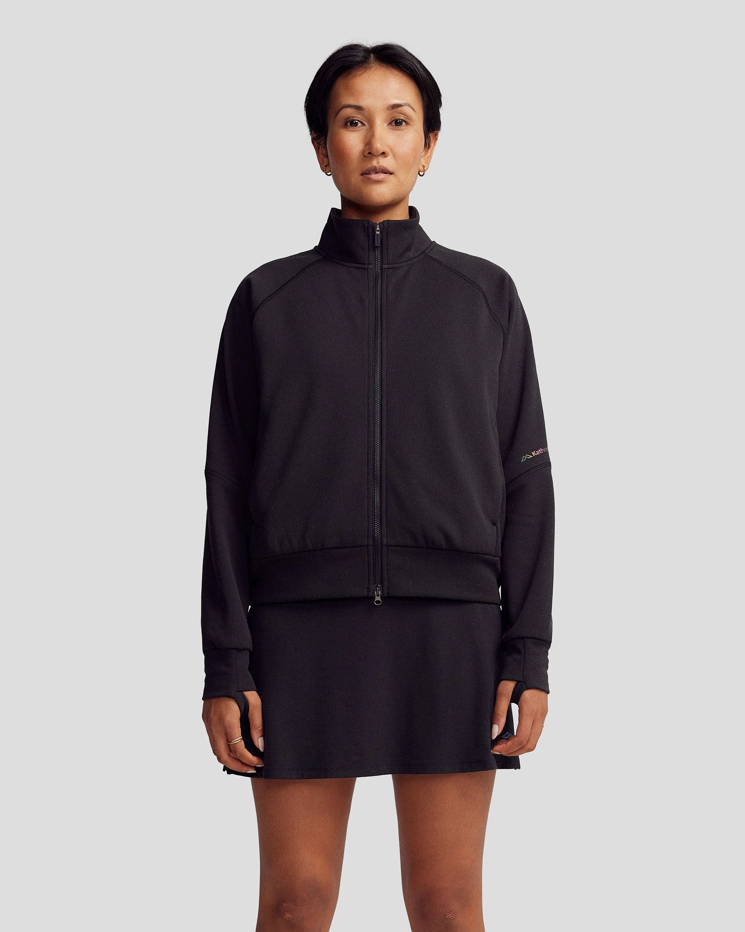 All Weather Protection Women??s Anytime Bomber Jacket  -  Black Stingray