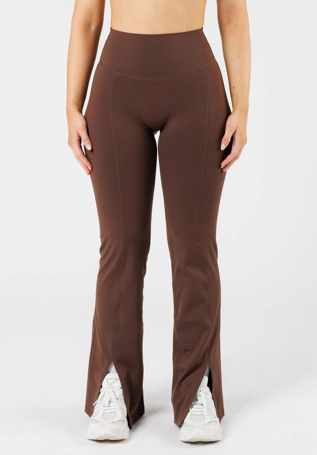 FormLux Front Slit Sculptseam? Plus Flare Legging 32" Earth Soft Touch City Walk