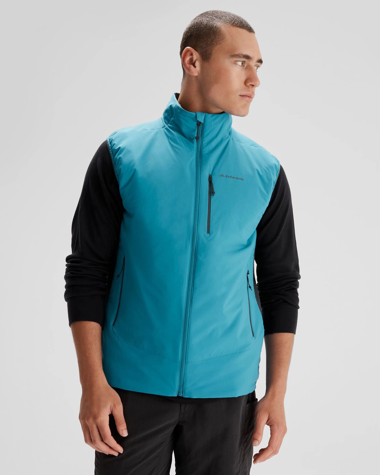 Smooth Finish Full Length Zipper Closure Men's Seeker PrimaLoft? Active Vest - Eddy