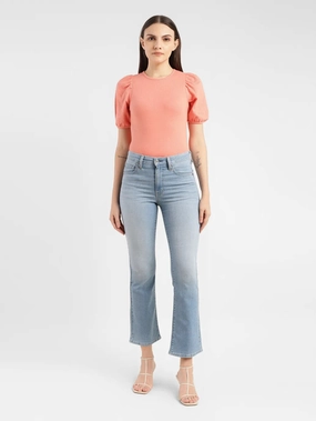 Women's 315 Blue Flared Fit High Rise Jeans Outdoor Enthusiast Premium Home Comfort