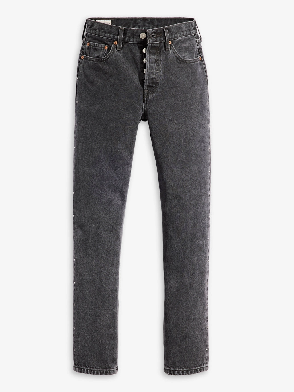 Match With All Women's 501 Black Straight Fit Mid Rise Jeans