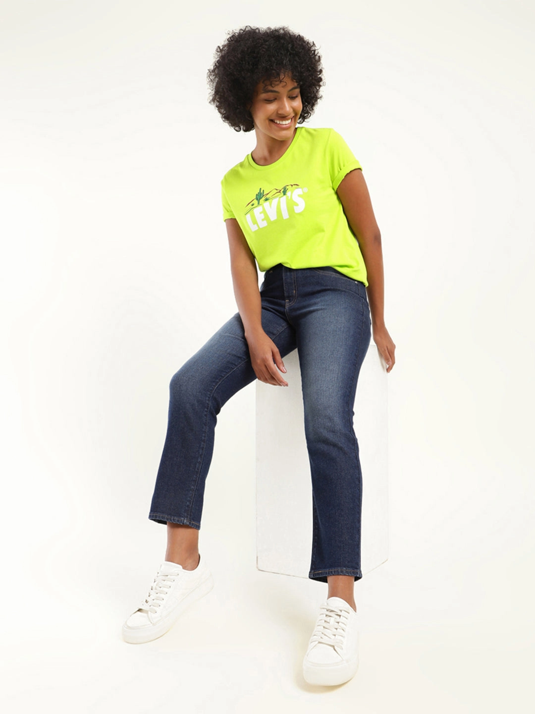 Active Fit Women's 710 Blue Skinny Fit High Rise Jeans