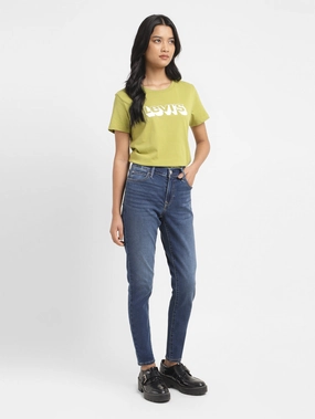 Women's 710 Indigo Skinny Fit Mid Rise Jeans Wardrobe Staple