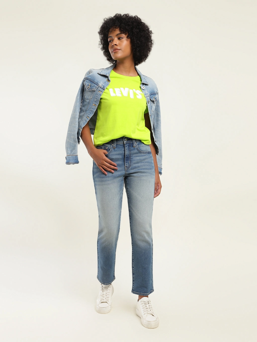 Daily Clothing Women's 711 Blue Skinny Fit High Rise Jeans