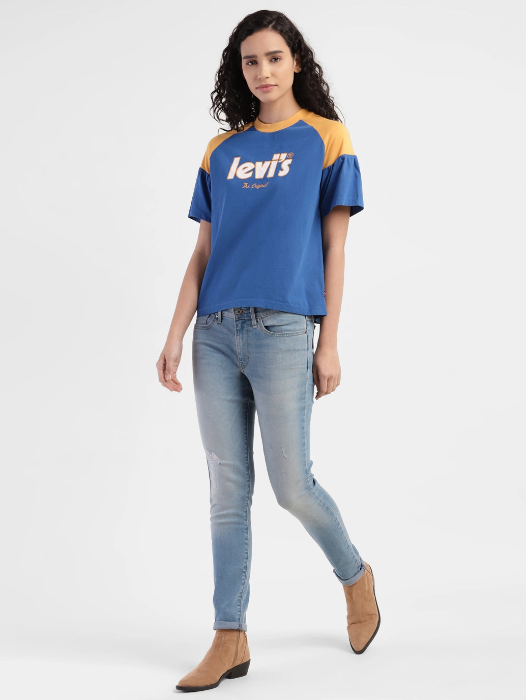 Casual Vibe Women's 711 Blue Skinny Fit Mid Rise Jeans