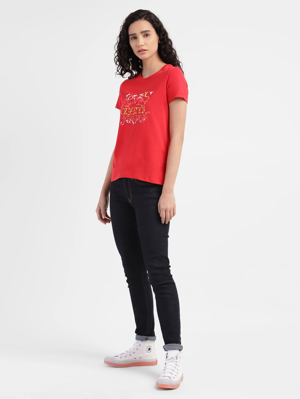 Women's 711 Blue Skinny Fit Mid Rise Jeans Easy Routine