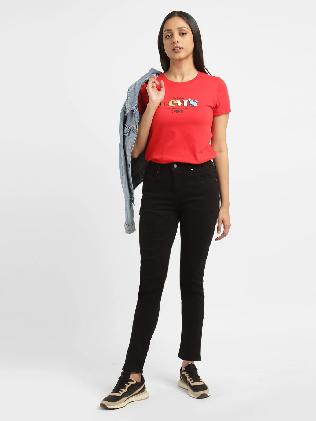 Weekend Warrior Luxury Athlete Fit City Life Style Women's 721 Black Skinny Fit High Rise Jeans