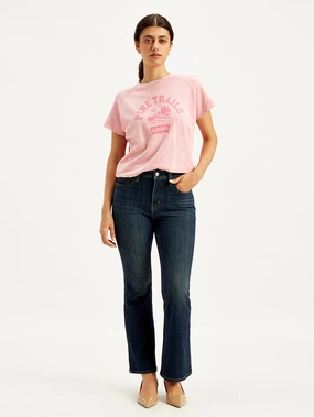 Night Out Bold Look Women's 726 Blue Flared Fit High Rise Jeans