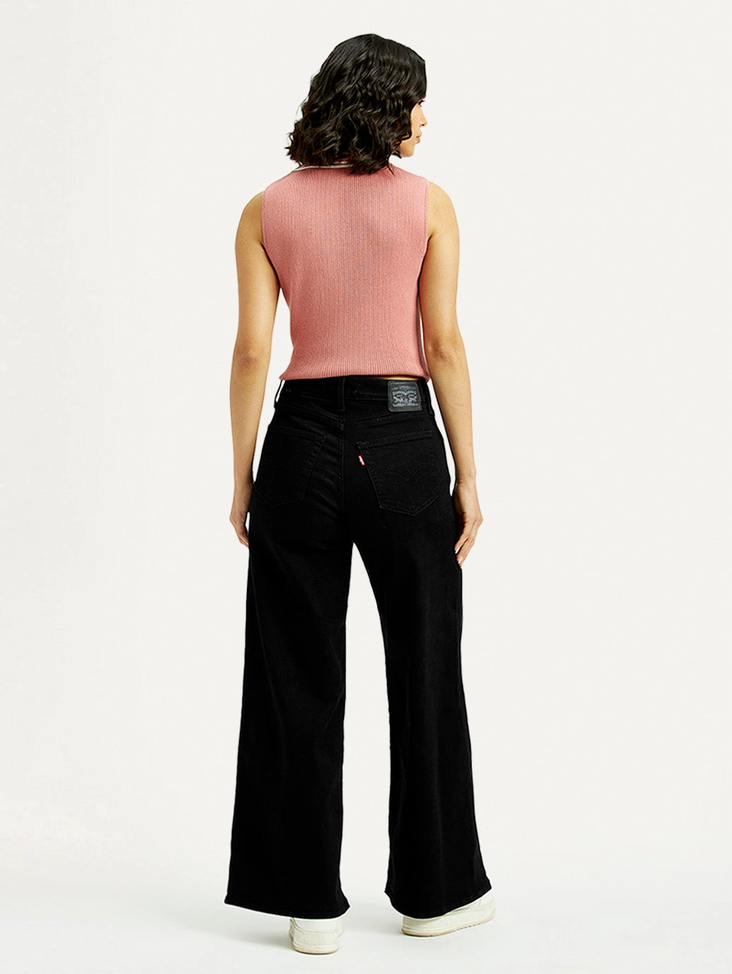 Lifestyle Ready Travel Light Women's 728 Black Flared Fit High Rise Jeans