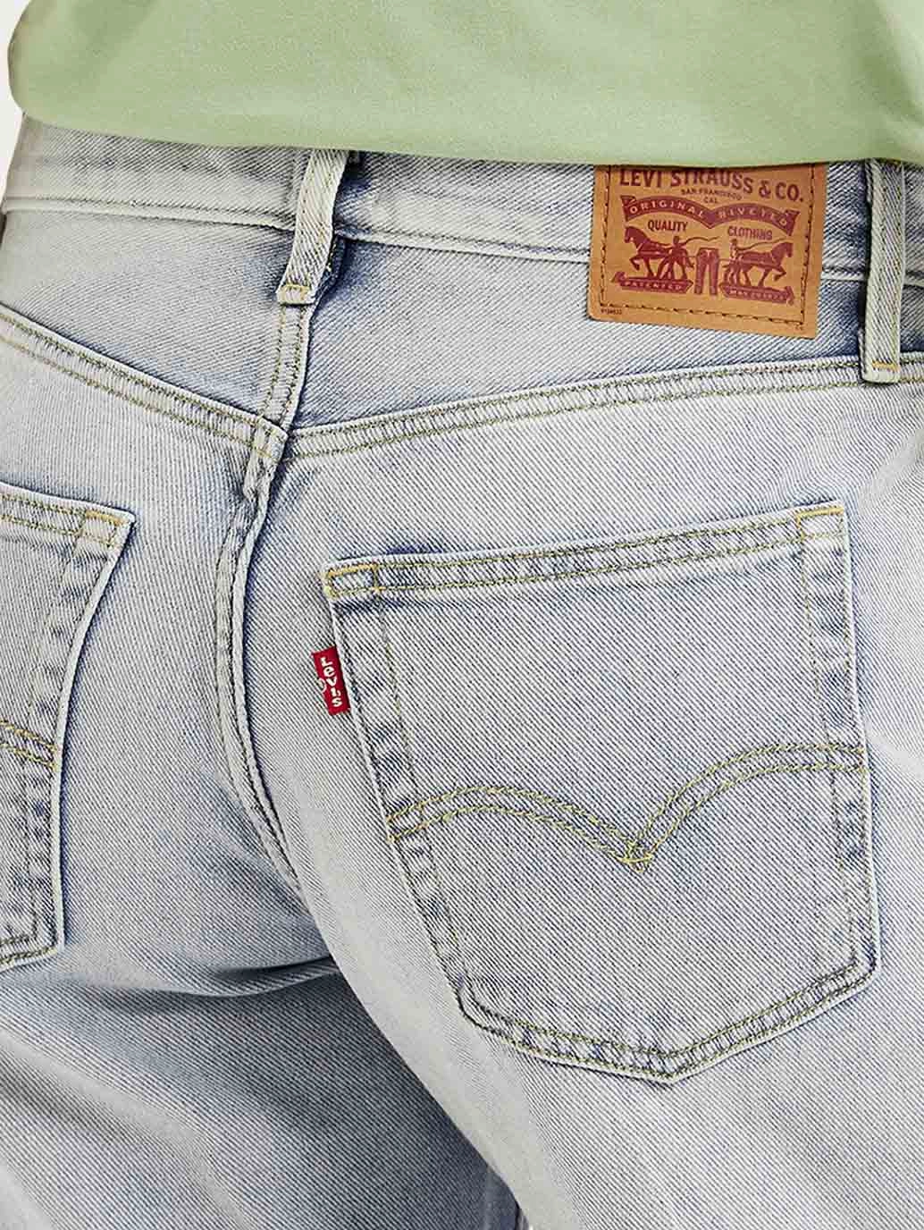 Sharp Finish Vibrant Formal Women's 94 Light Blue Baggy Fit High Rise Jeans