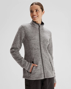 Women's Aikman Fleece Jacket - Steel Grey Marle Casual Style