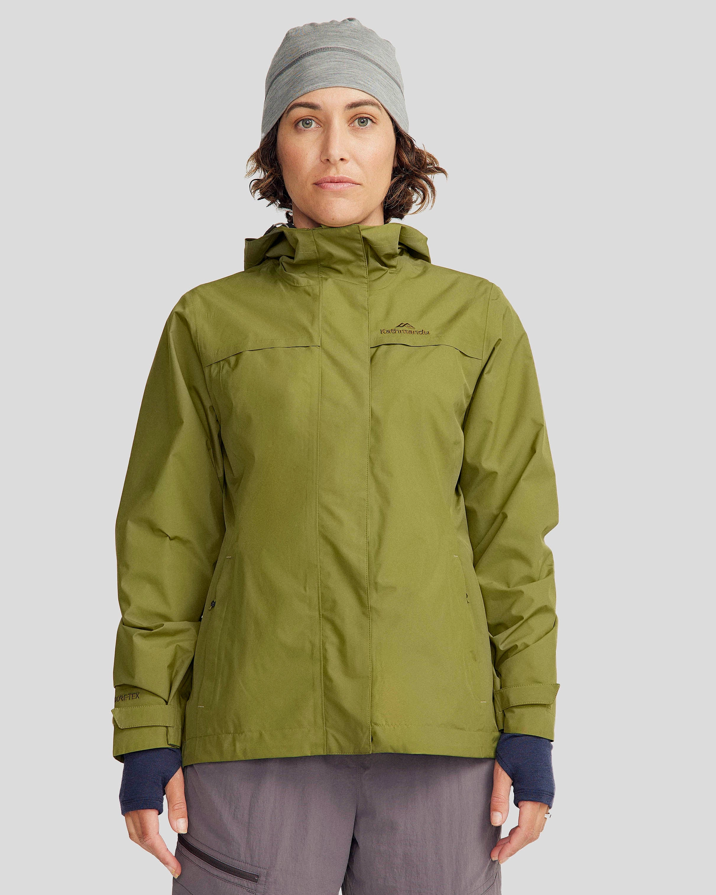 Women's Bealey 2L GORE-TEX? Rain Jacket - Dark Fern Casual Street Style Casual Fit Layer