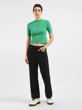 Softened Seams All Day Comfort Design Women's Black Bootcut Fit High Rise Jeans