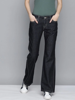 Traveler Gear Sustainable Women's Blue Bootcut Fit Low Rise Jeans