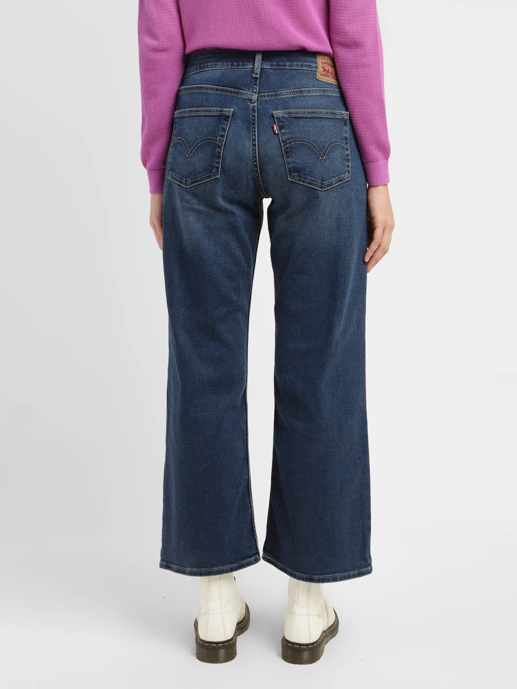 Odor Control Coating Women's Blue Loose Fit Low Rise Jeans