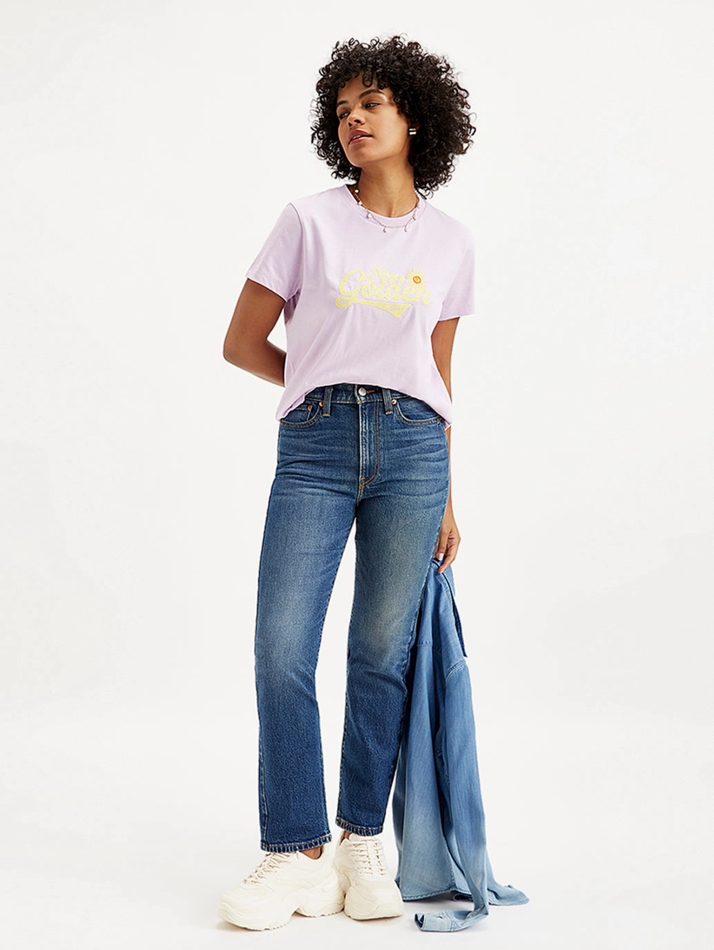 school outfit Women's Blue Wedgie Straight Fit Mid Rise Jeans