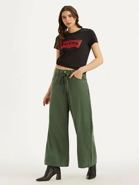 Smart Casual Spring Mood Formal Streetwear Fan Evening Stroll Elegant Women's Green XL Straight Fit Mid Rise Jeans