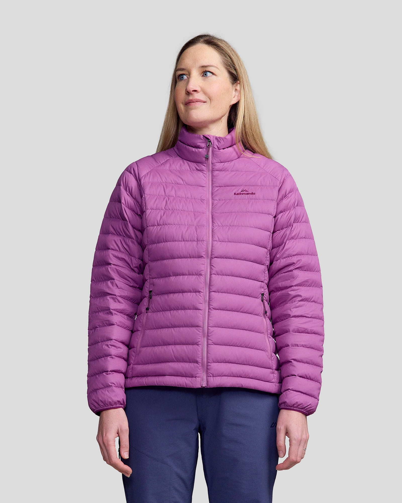 Stylish Chill Piece Women's Heli Down Jacket v4 - Washed Berry