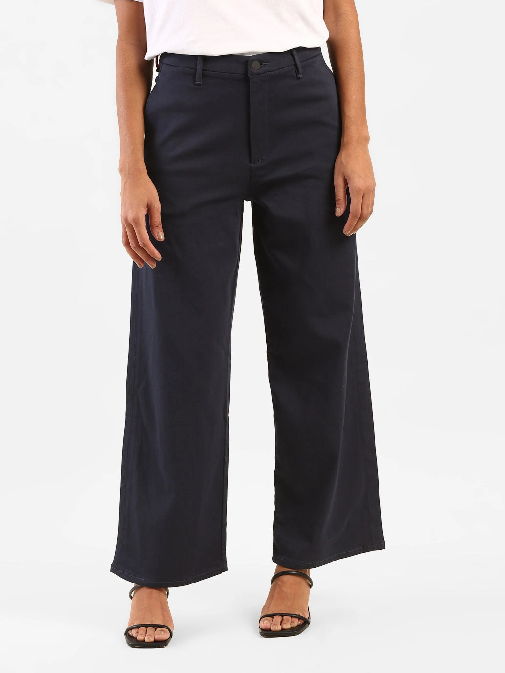 Women's High Rise Wide Leg Trousers Performance Design Fit