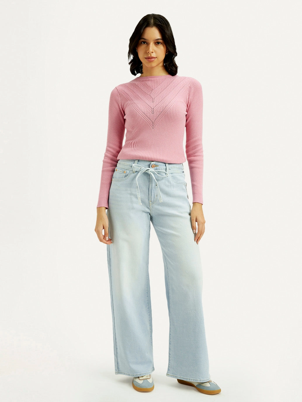 Universal Favorite Premium Cotton Blend Women's Light Indigo XL Straight Fit Mid Rise Jeans