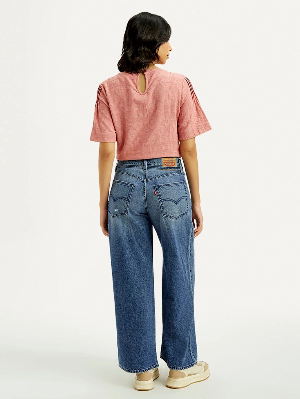 Calm Aesthetic Comfort Stretch Women's Med Indigo XL Straight Fit Mid Rise Jeans