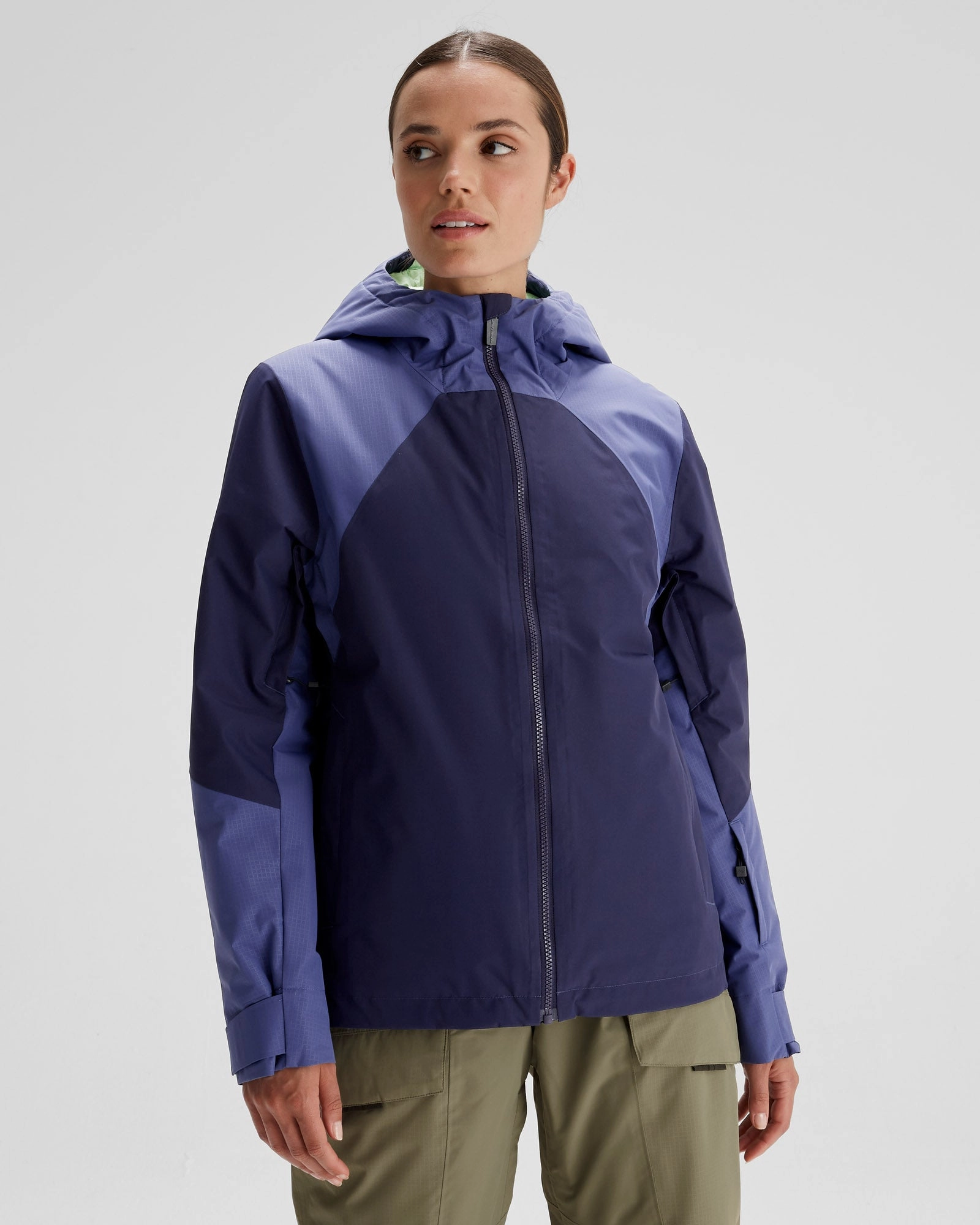 Women's PWDR-Days 2L Insulated Snow Jacket - Dark Horizon/Horizon Line All Season Convertible Collar Design