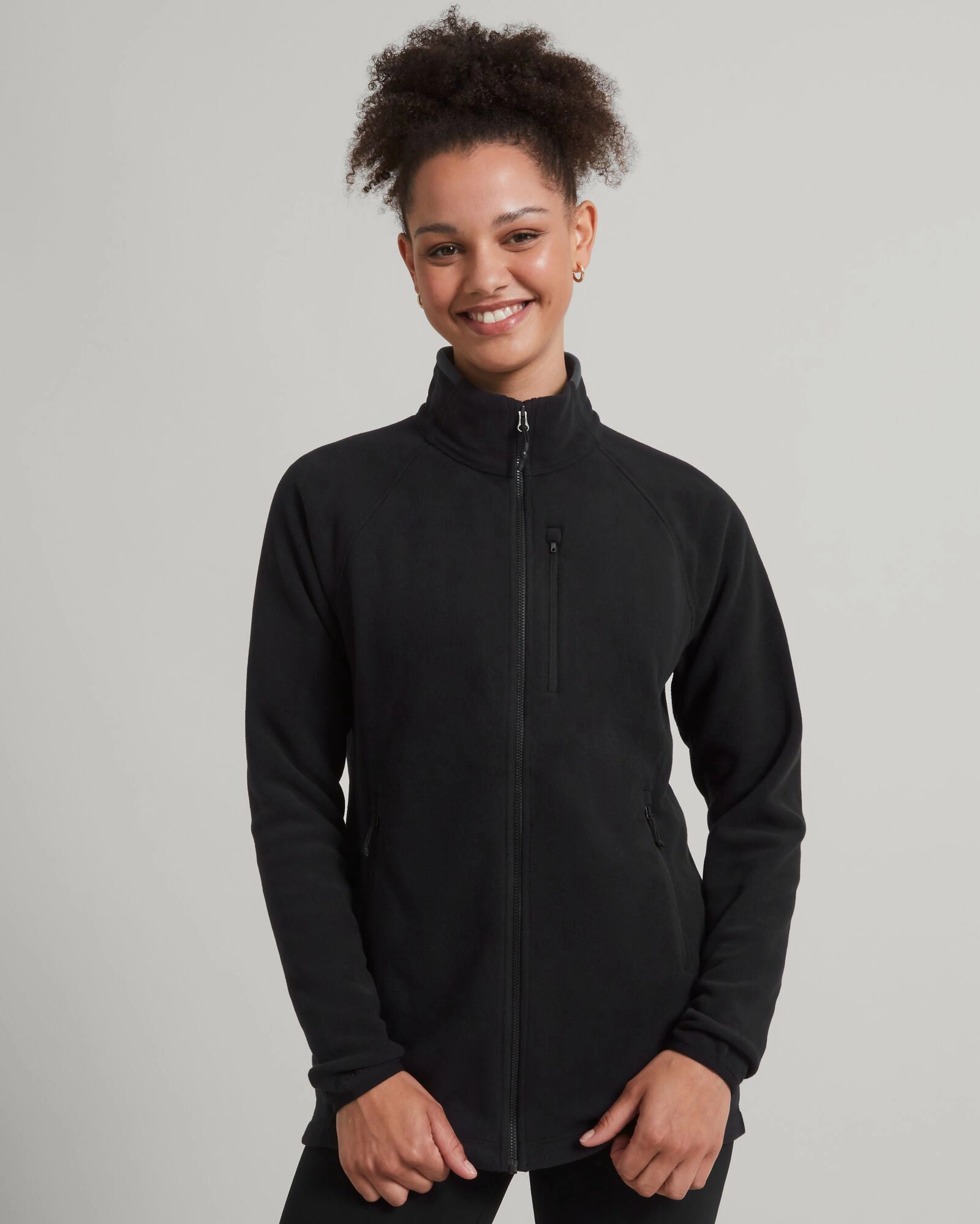 Women's Ridge 100 PrimaLoft Bio Fleece Jacket - Black TearResistantOuter