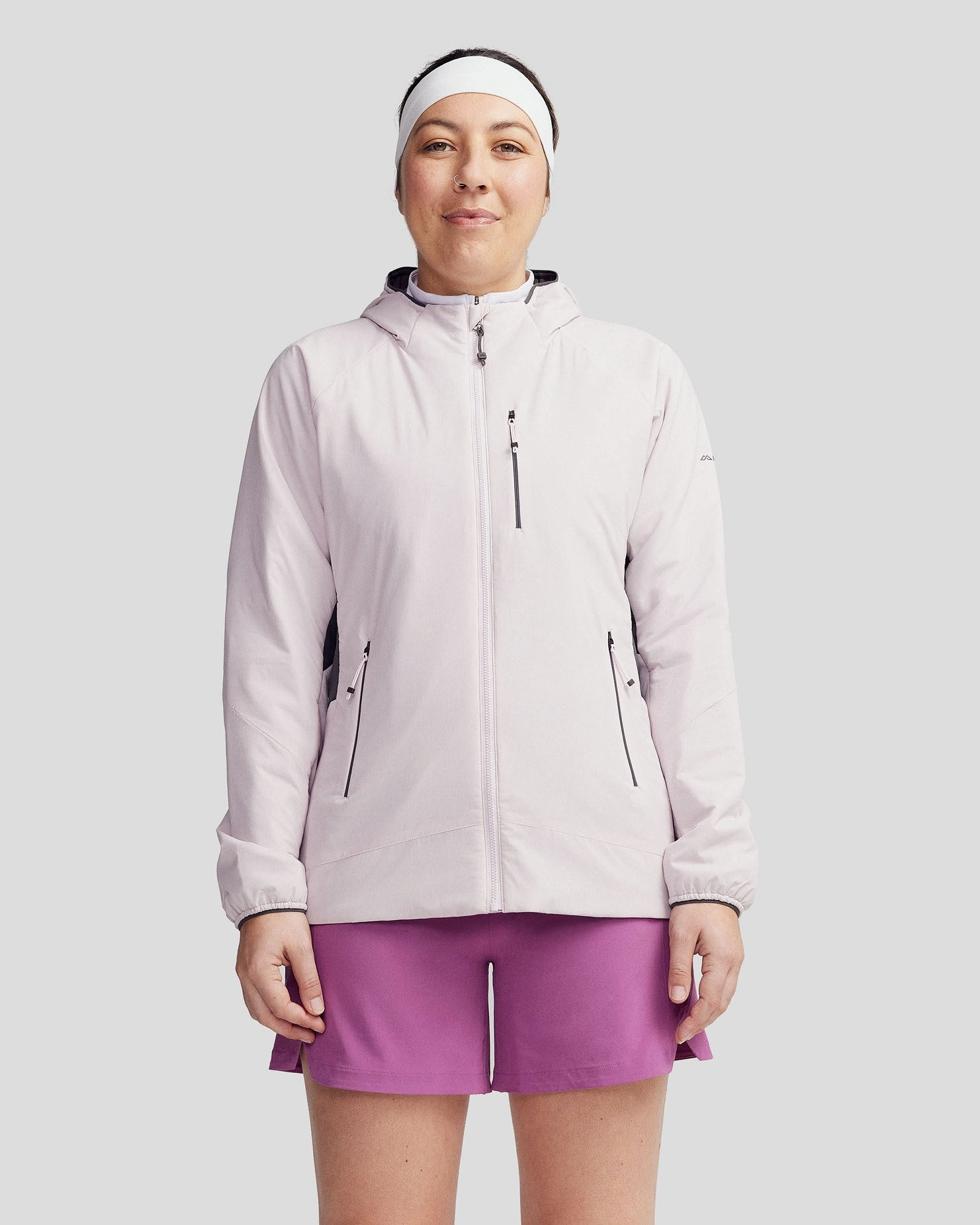 DoubleLayeredEdges Women's Seeker Primaloft Active Hooded Jacket - Stardust