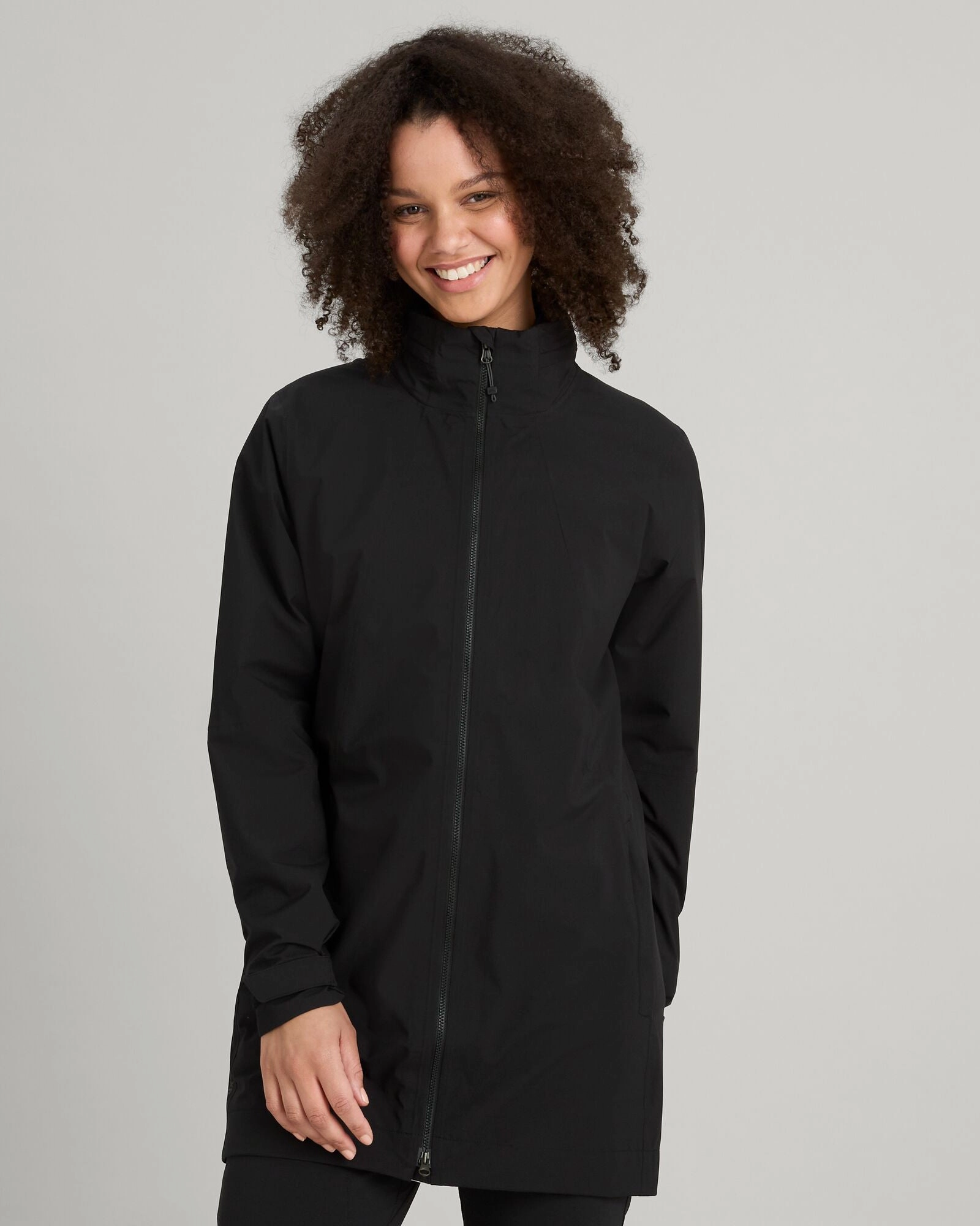 Women's Trailhead Stretch 2.5-layer Rain Parka - Black Stingray Airflow Optimization Smart Casual
