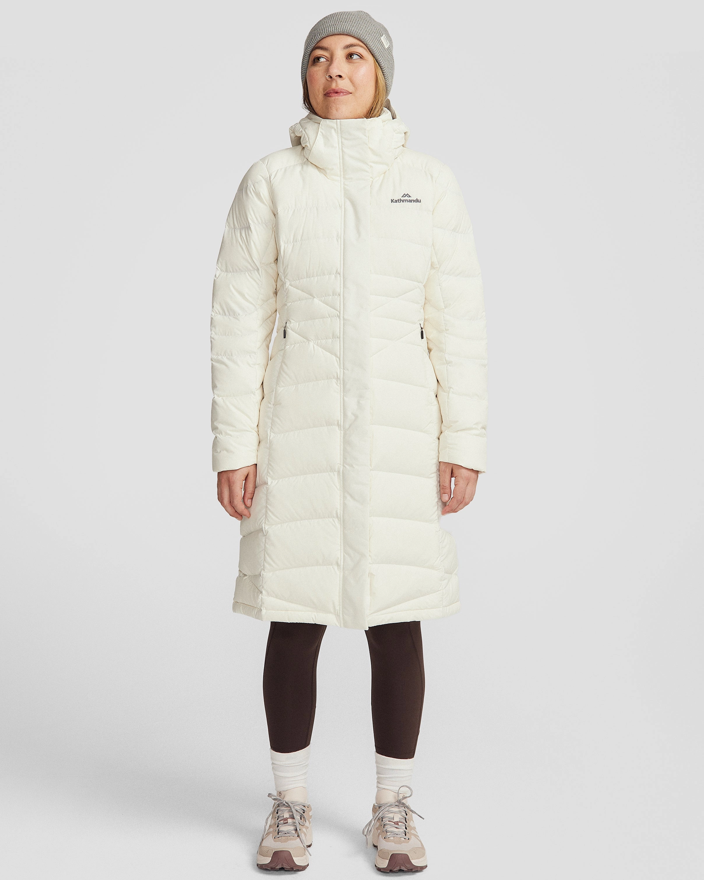 Women's Winterburn Longline Down Jacket  v2 - Natural Insulated Padding