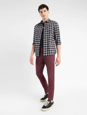 Men's 512 Maroon Slim Tapered Fit Chinos Flexible Seam