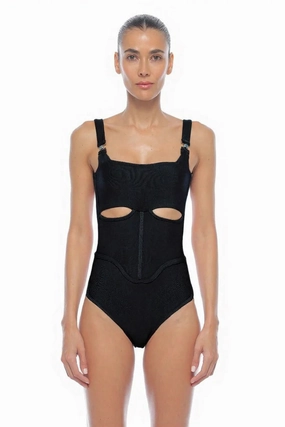 Coastal Style Non Restrictive Armholes Gina One Piece