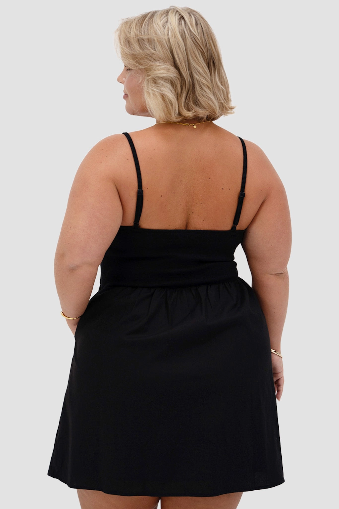 Lounge Style ZAREN MINI DRESS BLACK